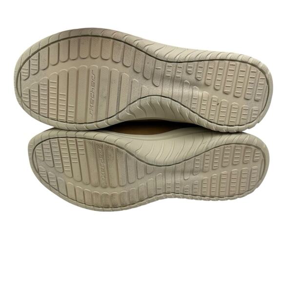 Skechers Ultra Flex 2.0 Lace Up Ankle Boot Chestnut Size 9 Faux Fur Lining - Picture 7 of 7